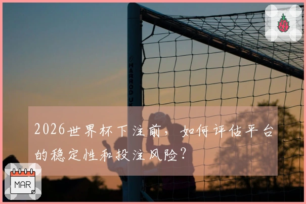 2026世界杯下注前,如何评估平台的稳定性和投注风险?